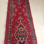 فرش کناره دراز باریک ماشینی گلدار