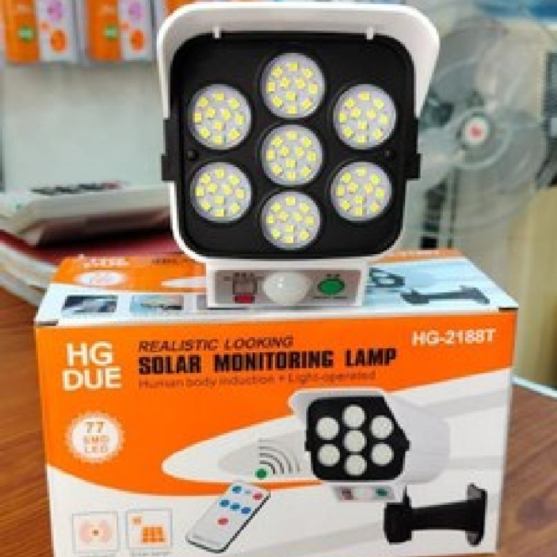 پروژکتور و چراغ طرح دوربین پنل خورشیدی