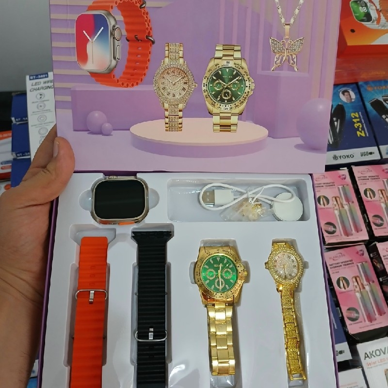 ست و پک ساعت هوشمند مدل AT5