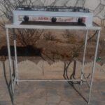 میزآهنی دستساز محکم برای گاز۳شعله رومیزی