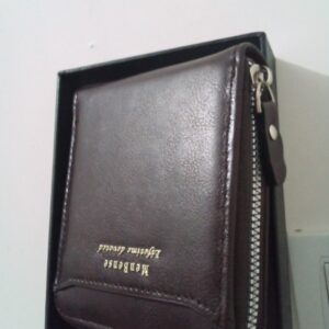کیف پول چرم زیپ دار مردانه