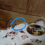 میوه خوری گل برجسته طلاکوب لمونژ ایتالیا